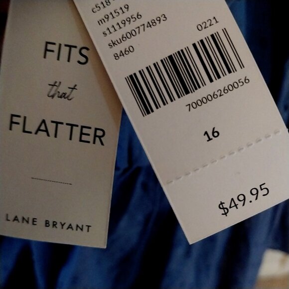 NWTS LANE BRYANT SIZE 16 EMBROIDERED BLOUSE - Picture 10 of 10